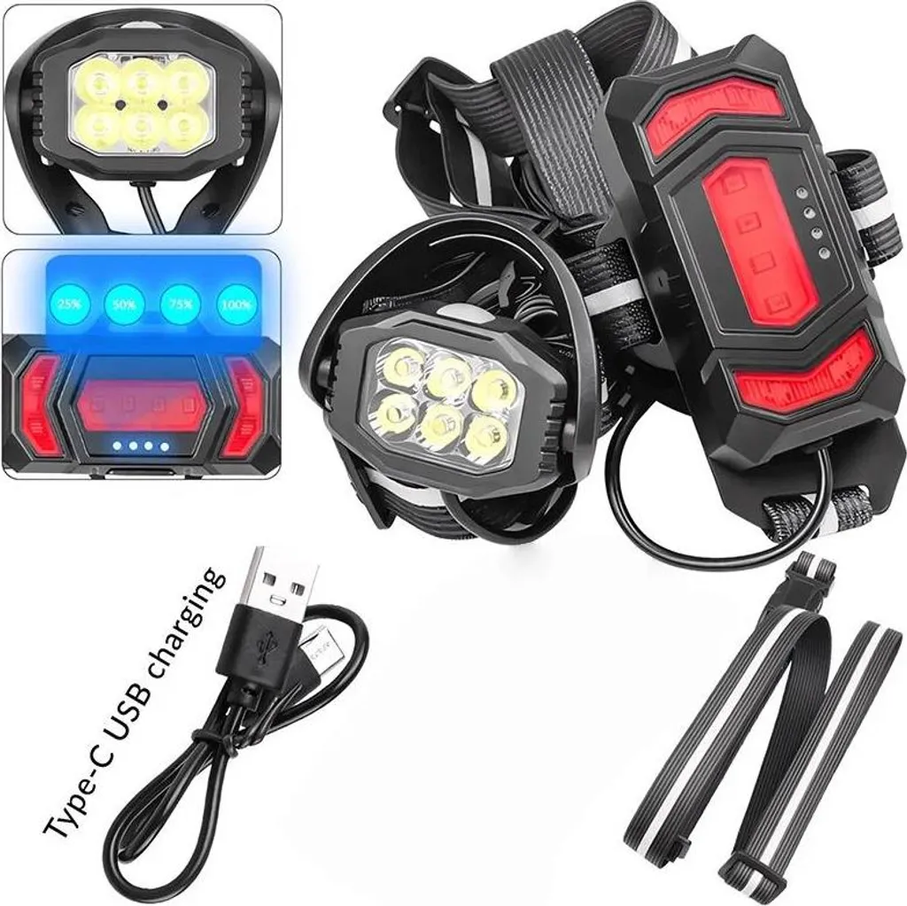 Luce LED PB-06 per Monopattino e Bici - USB Rechargeable & Tilting