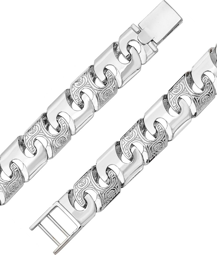 925 Sterling Silber Herren - Armband - 20cm, 48 Gramm; TRS16876
