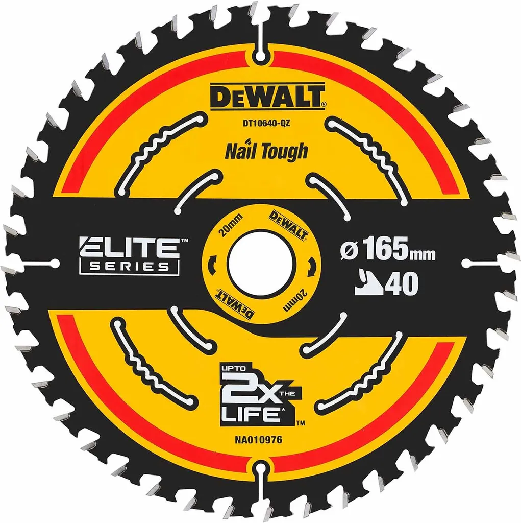 DEWALT Extreme DeWALT - Kreissägeblatt - 165 mm - 40