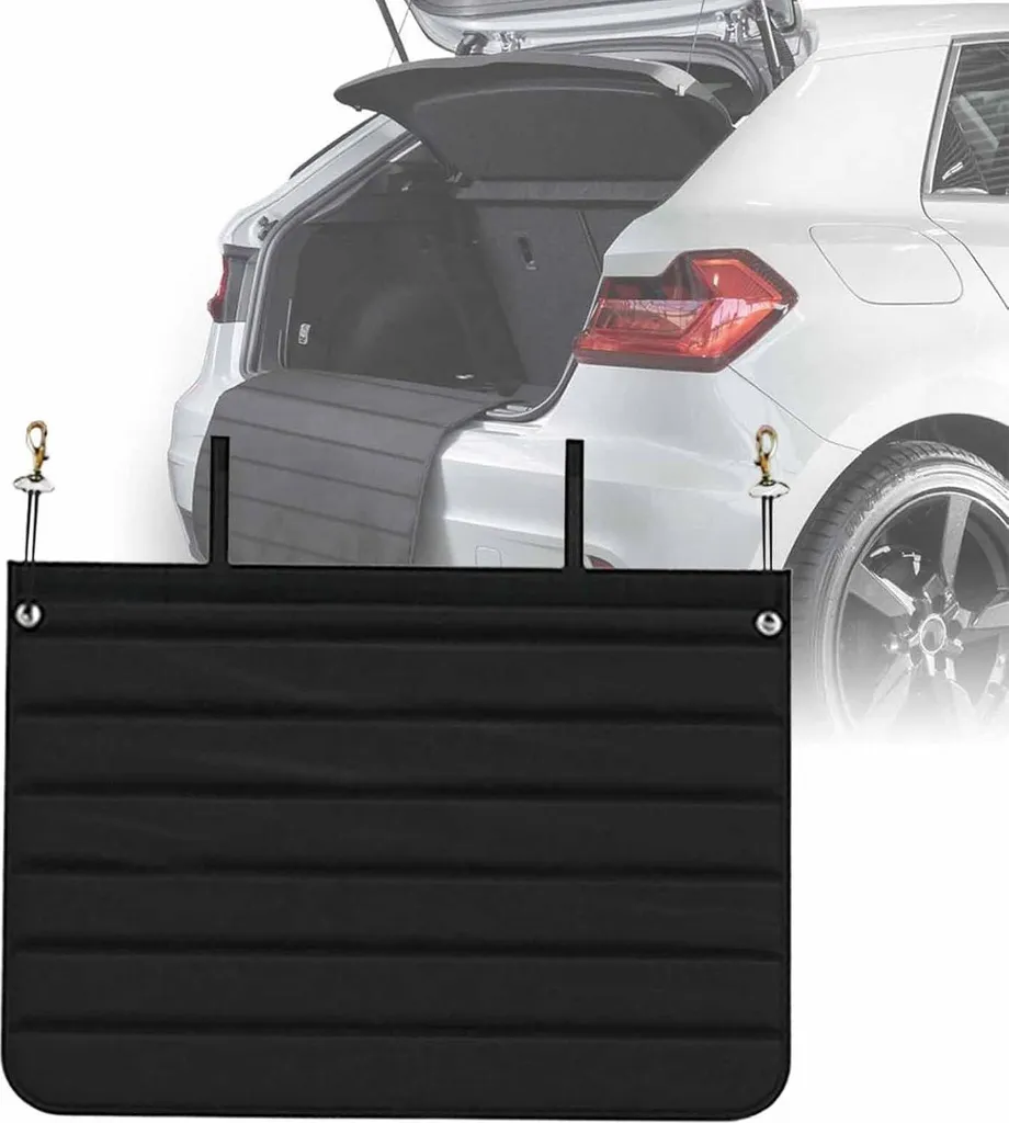 Protezione Paraurti Auto Cani - Design Nero Minimal e Antigraffio