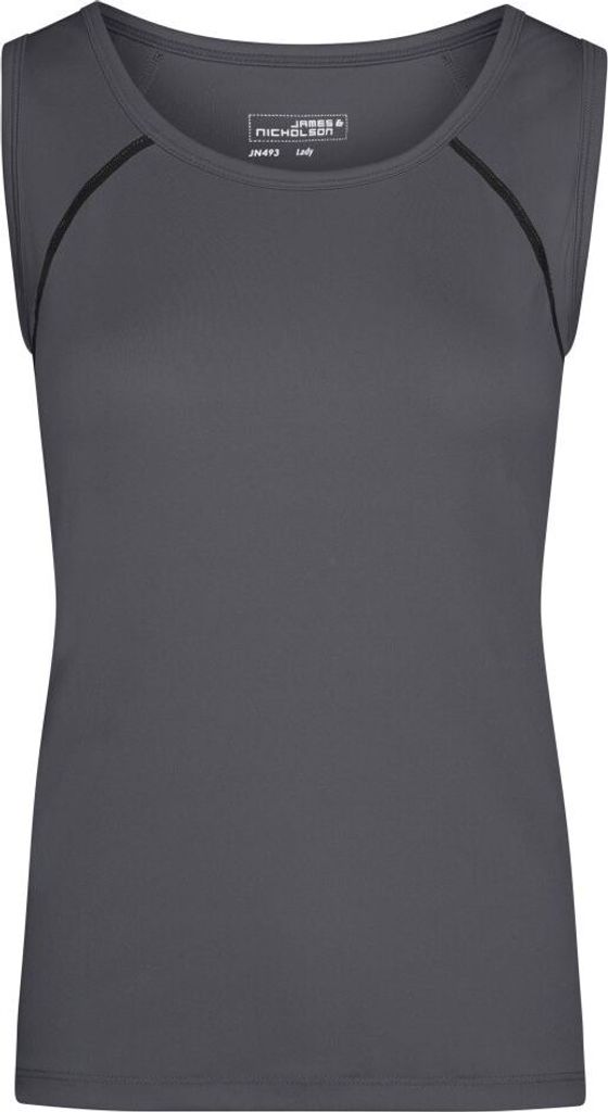 Funktions-Top für Fitness und Sport titan/black, Gr. XS