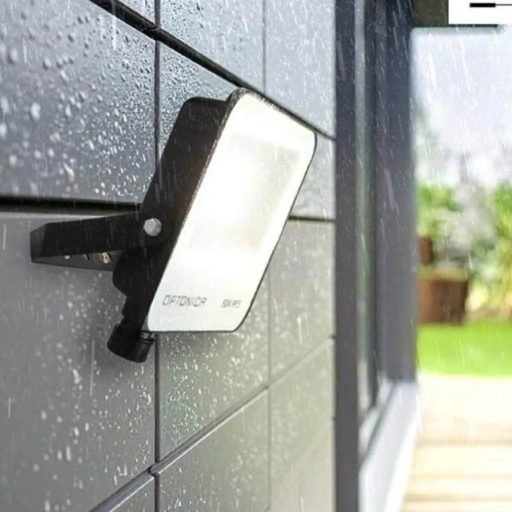 Projecteur Extérieur LED 50W CCT Noir - Pack de 10 Éclairages Étanches IP65