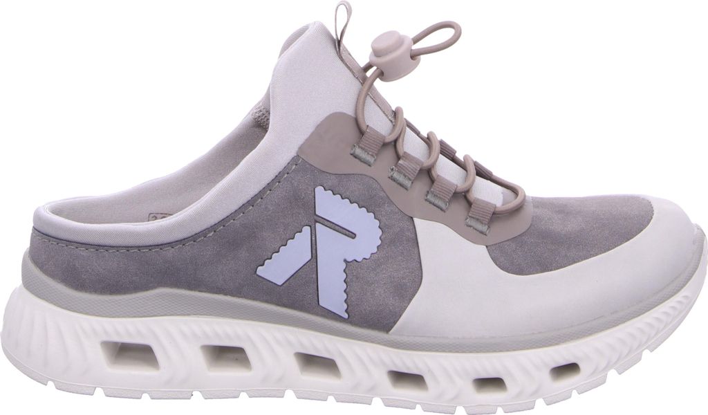Rieker Sportliche Slipper Damen 31393837323833 Grau 36 EU Produktbild 