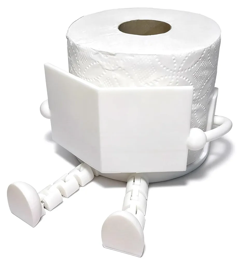 Porte-papier toilette mural blanc : fini les WC tristes et encombrés