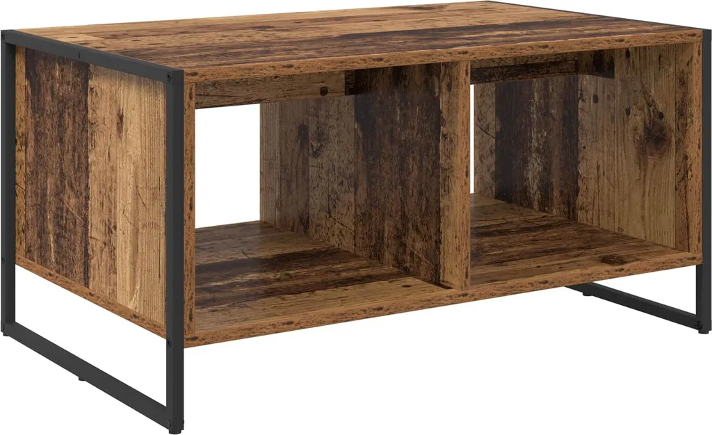 Tavolino vidaXL Legno Vecchio 80x50 cm - Mobile Soggiorno Rustico