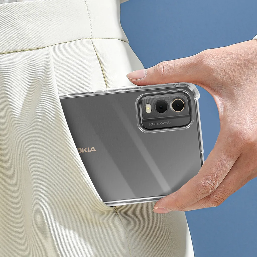 CAXKJE Custodia per Nokia C32 (6.50 pollice) + Pellicola Vetro