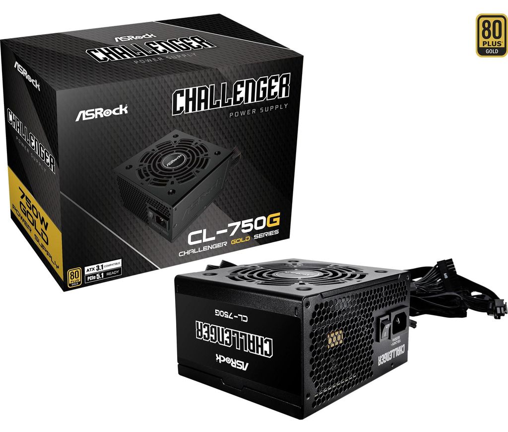 ASRock Challenger Series CL-750G 750W ATX 80+ Gold black retail