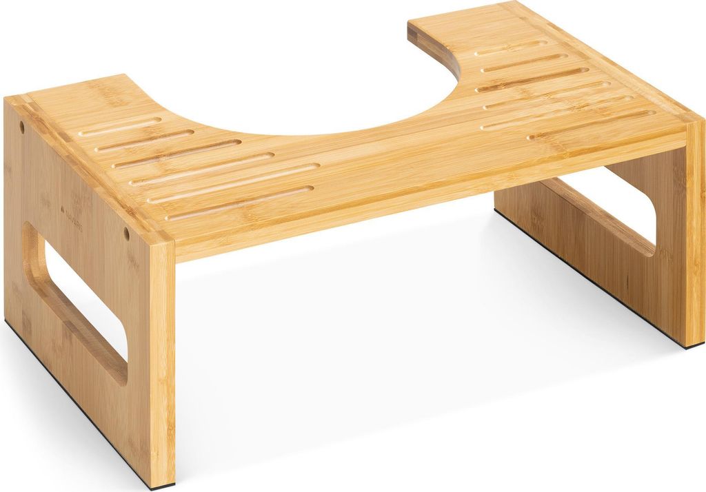 Navaris Bambus Toilettenhocker WC Hocker - Toiletten Produktbild 