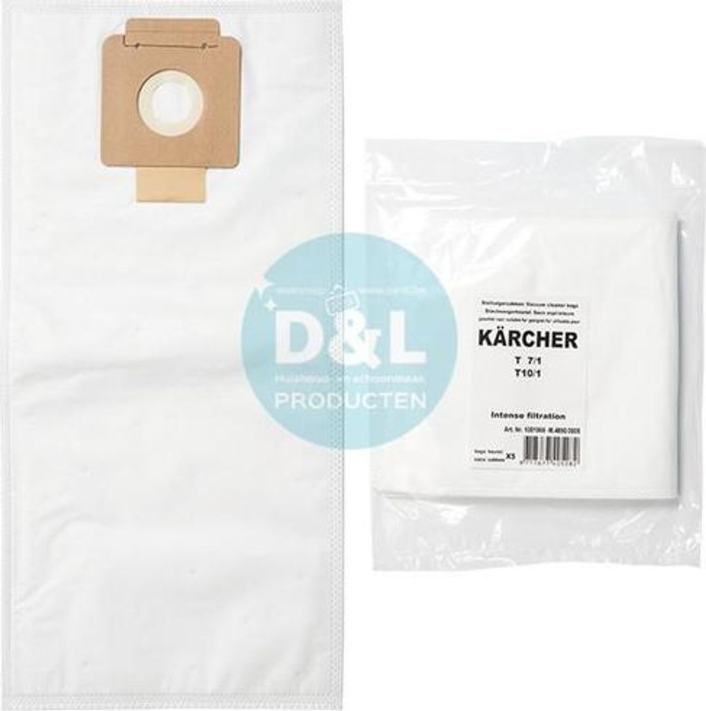 5 sacs aspirateur en non-tissé pour Kärcher T7/1, T9/1, Image du produit 