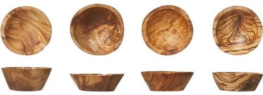 Holz-Servierteller-Set, multifunktionell