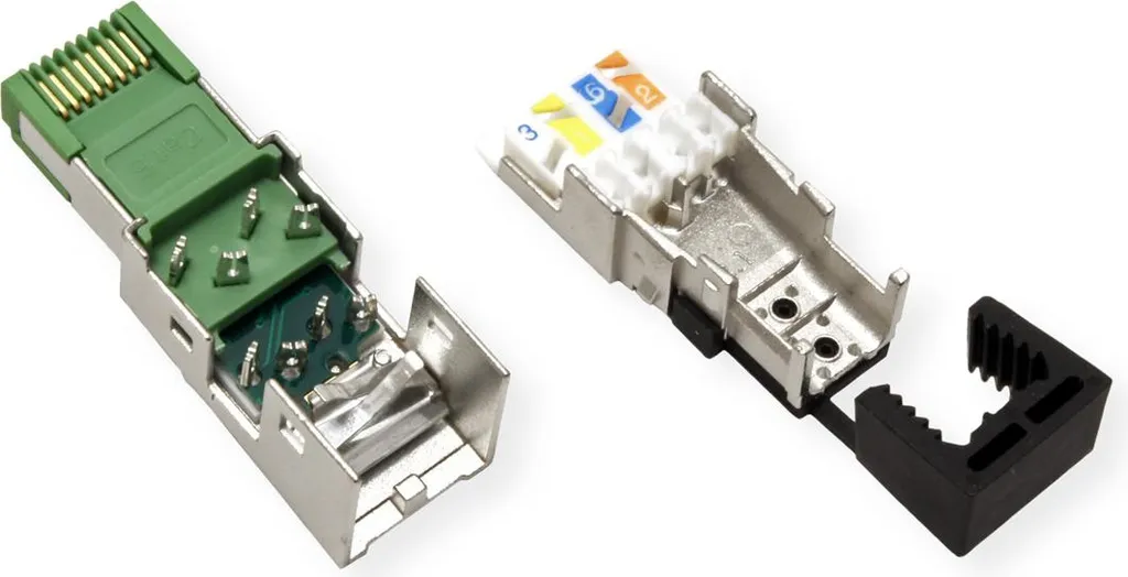 Fiche RJ45 de terrain Cat5 METZ CONNECT pour câble PROFINET 2P