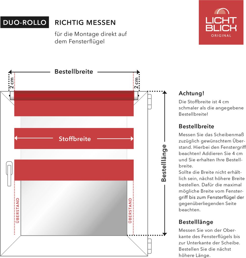 Lichtblick Duo Rollo Klemmfix, ohne Bohren Anthrazit, 75 Produktbild 8