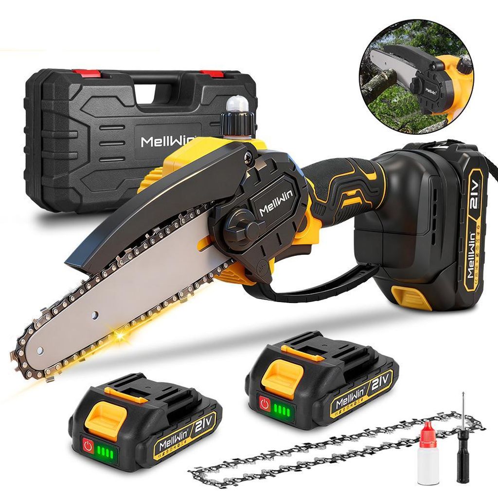 Akku-Kettensäge 800w, 6 Zoll, 2000 Rpm, Automatische Ölung, Produktbild 