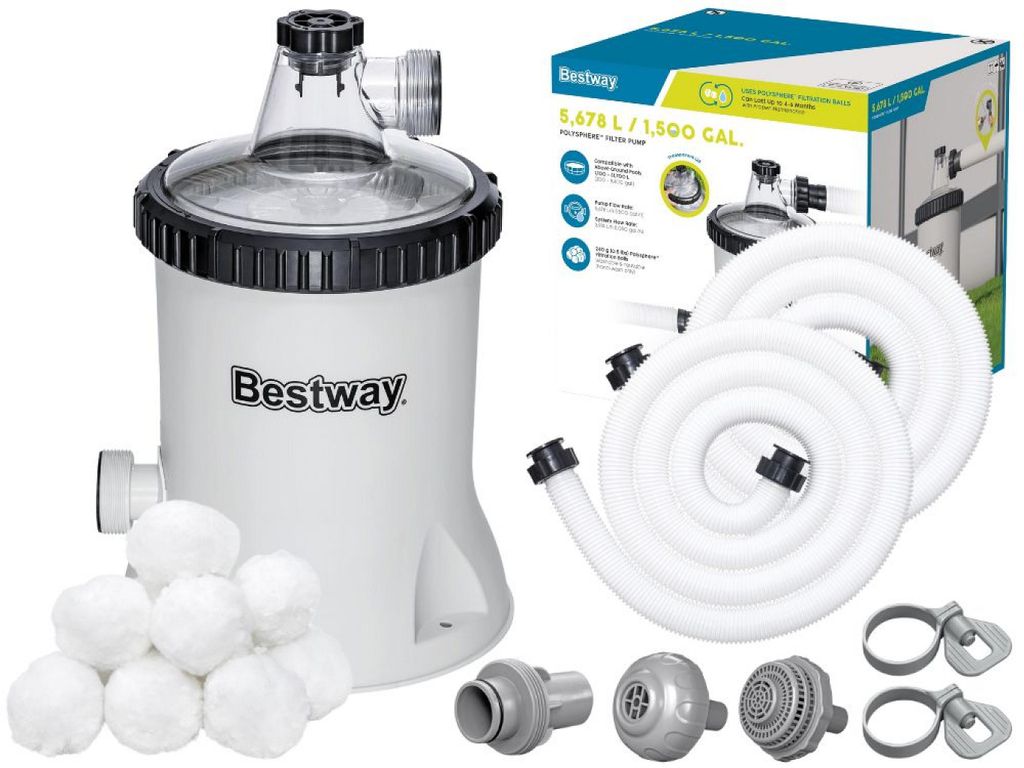 Bestway 58870 bazénová pumpa + loptičky Obrázok produktu 