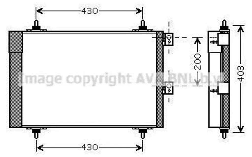 Condenseur de Clim CNA5241D AVA COOLING pour Retrouver un Air Frais