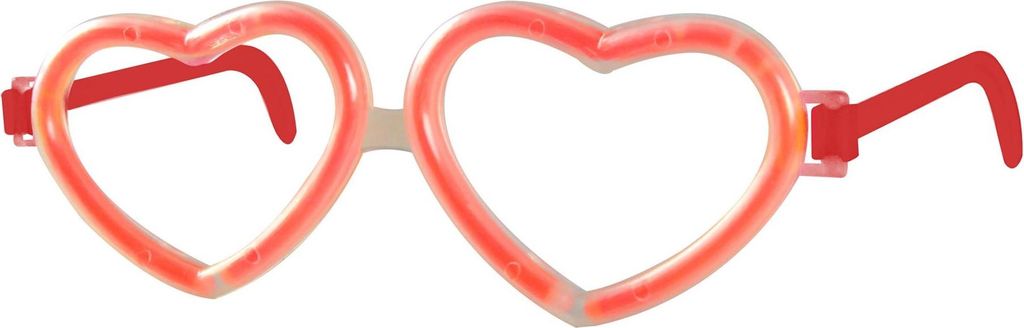 Bâton lumineux, cœur, lunettes, balle qui brille dans le Image du produit 