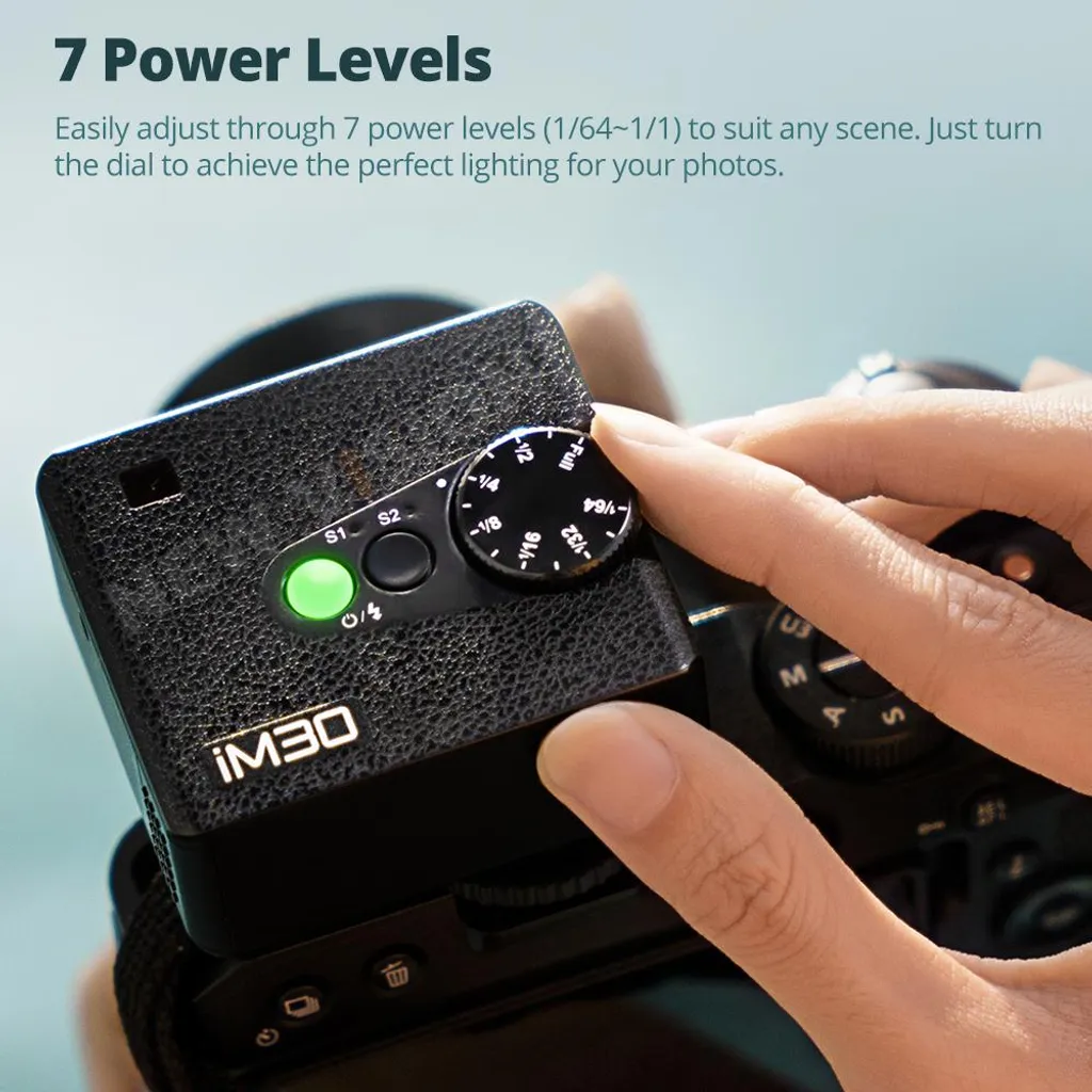Mini flash de poche iM30 avec puissance réglable pour hybride - 5