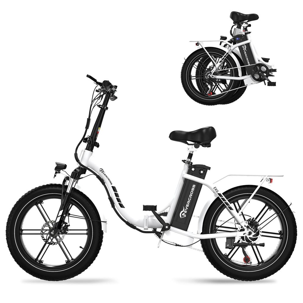 EVERCROSS TECH EK6 Faltbares Elektrofahrräder, 20" x 4,0 Produktbild 