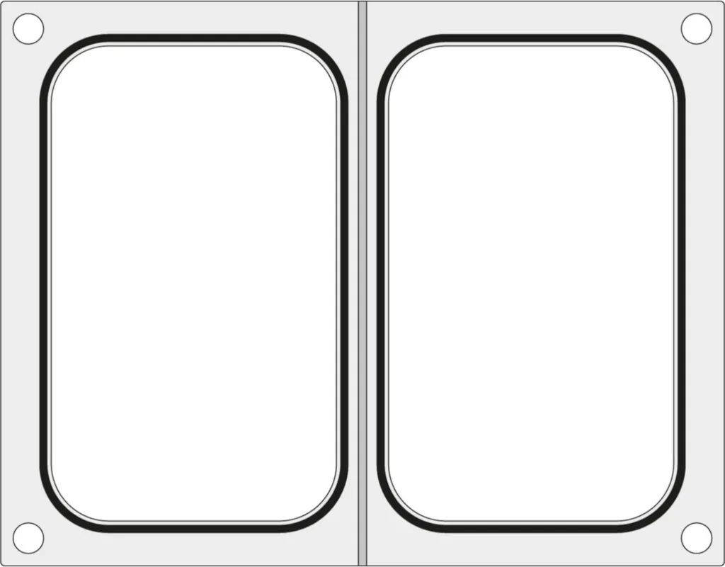 Matrice de Scellage pour 2 Barquettes 178x113 mm - Solution Traiteur - 9