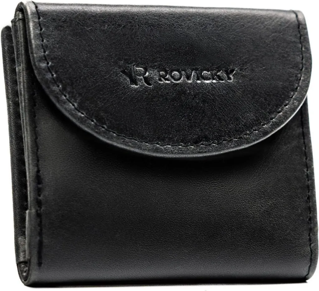 Portafoglio Rovicky 309640 Capiente - Vera Pelle RFID per l'Uso Quotidiano