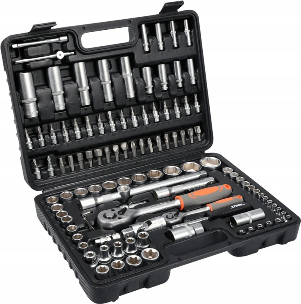 Coffret de douilles 1/2" 108 pièces STHOR TO-58685 - Outillage complet