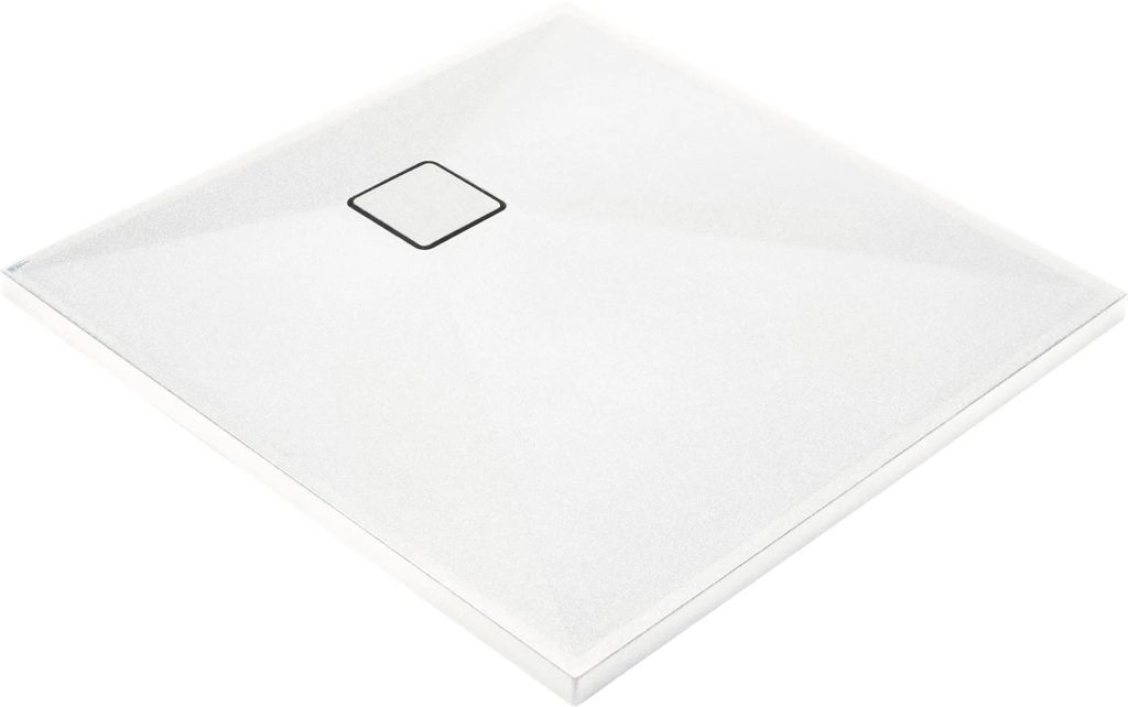 Granit-Duschtasse, Quadrat-, 80x80 cm - alabaster