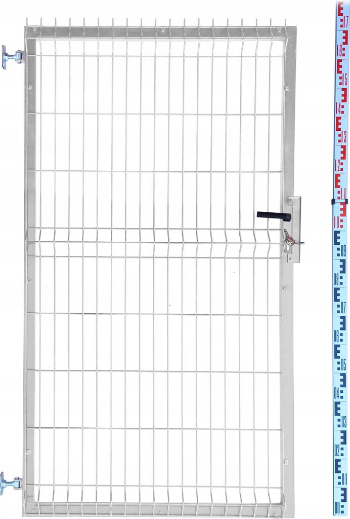 GARTENTOR 170 cm verzinkt Einstabmatten 3D verzinkt Zaun 173 cm Gartentür Zauntor Einzeltor Tür Doppelstabmatten