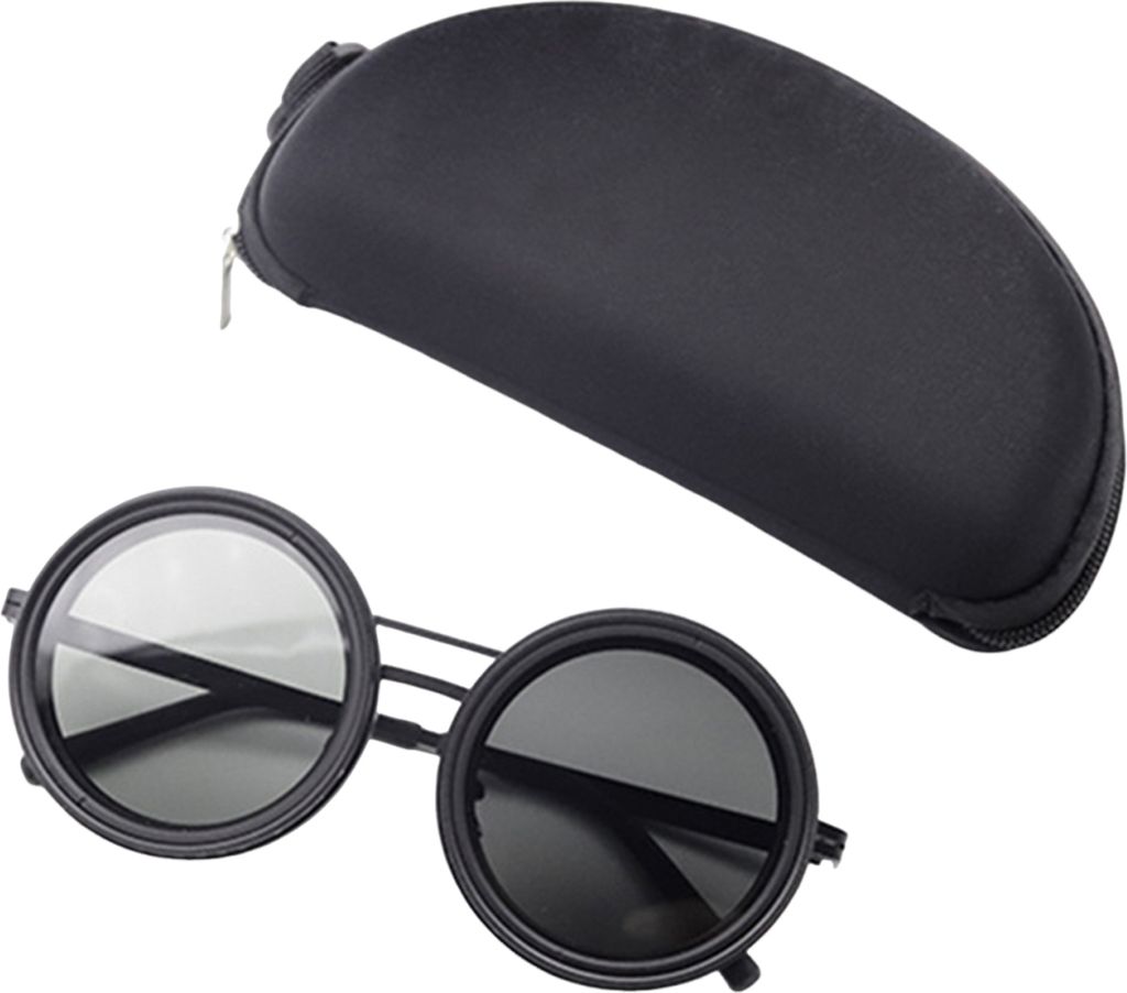 Verstellbare Sonnenbrille mit ND-Filter, 1–9 Gänge für Komfort und Klarheit. Polarisierte runde Brille mit Blaulichtfilter für Reisen, Outdoor...