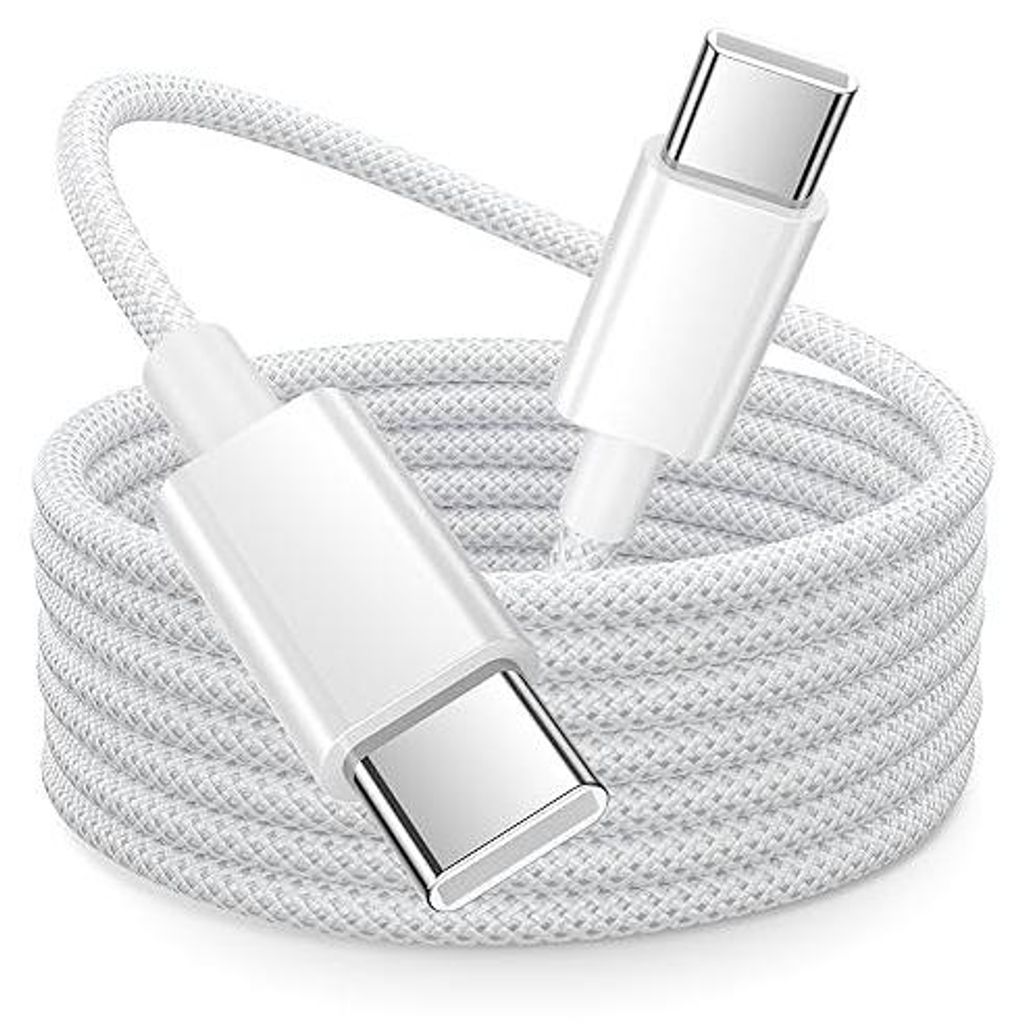 1 Meter geflochtenes Ladekabel Typ C auf Typ C Schnelllade- Produktbild 