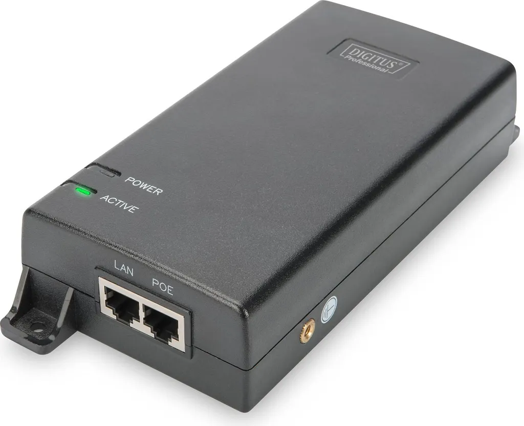 DIGITUS DN-95104 Injecteur PoE+ High Power 60W Gigabit IEEE 802.3at/af