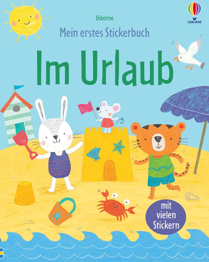 Mein erstes Stickerbuch: Im Urlaub