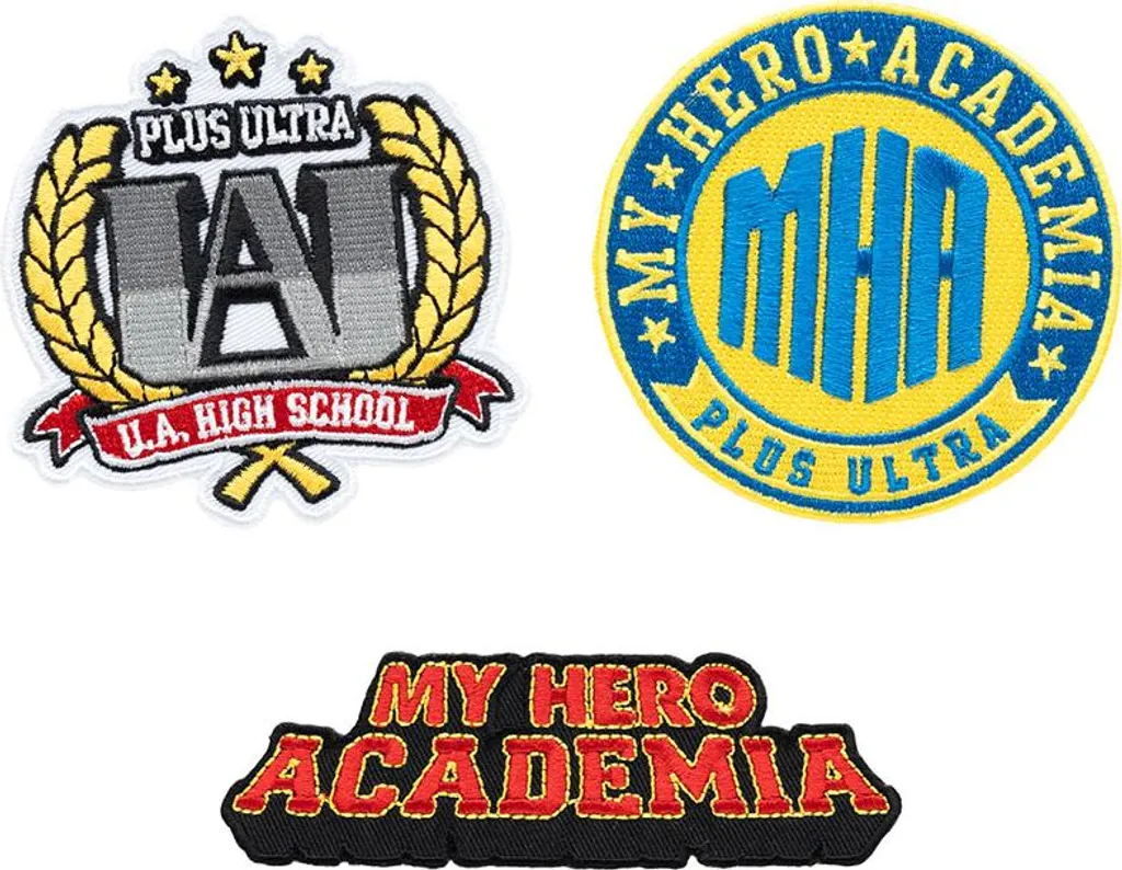 Set 3 Toppe My Hero Academia Erik Editores - Accessori Anime Originali