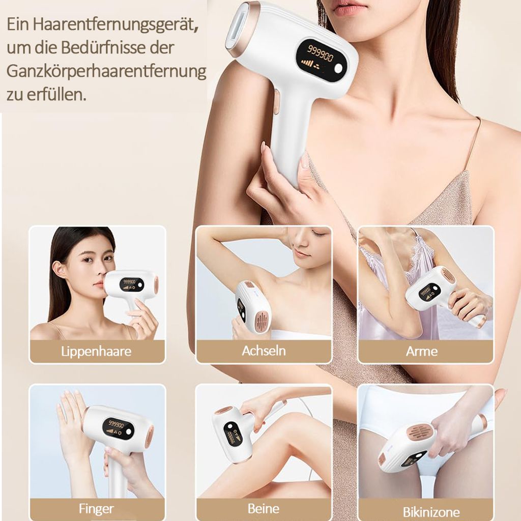 Laser Haarentfernung, IPL Geräte Haarentfernung Zuhause, Produktbild 6