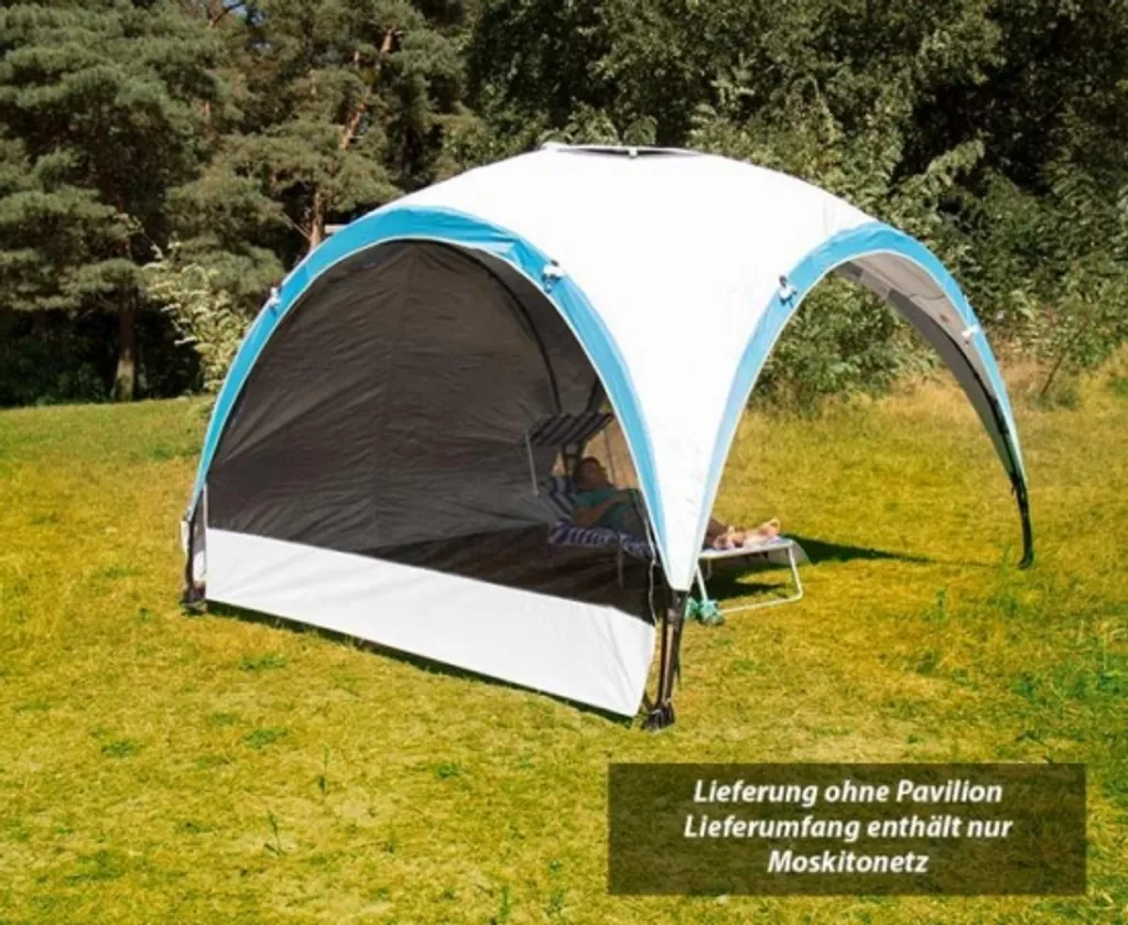 Paroi de pavillon SAMOS 2 pièces avec fermeture éclair et fixation facile
