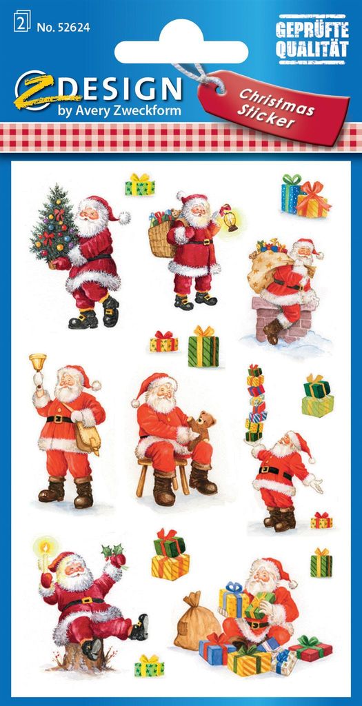 AVERY Zweckform ZDesign Weihnachts Sticker "Nikolaus" 2 Produktbild 