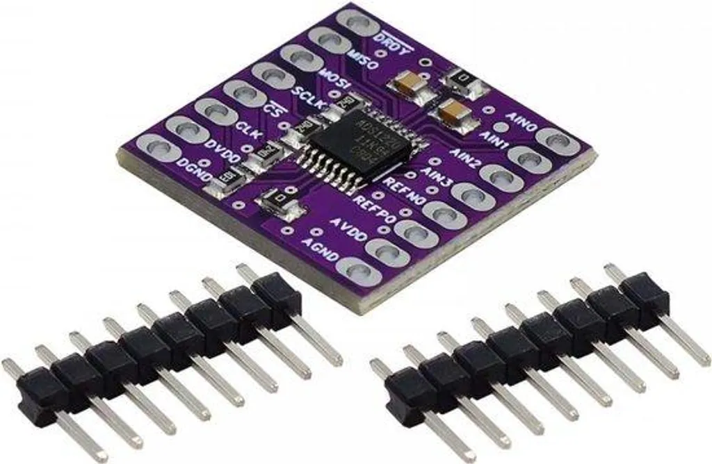 Convertisseur analogique numérique 24 bits SPI pour capteur de précision