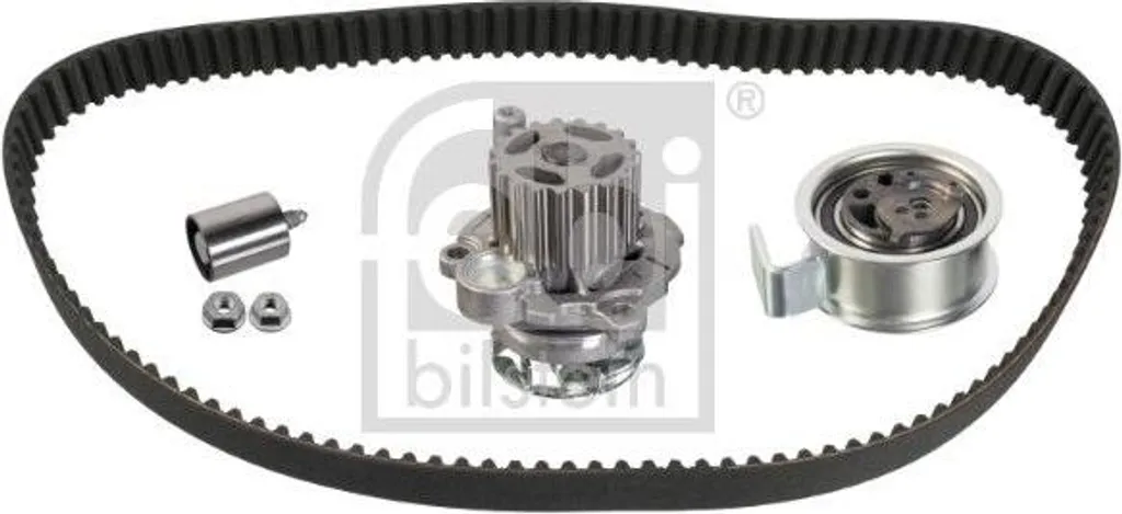 Kit distribution FEBI 45126 robuste avec pompe à eau OE 038198119