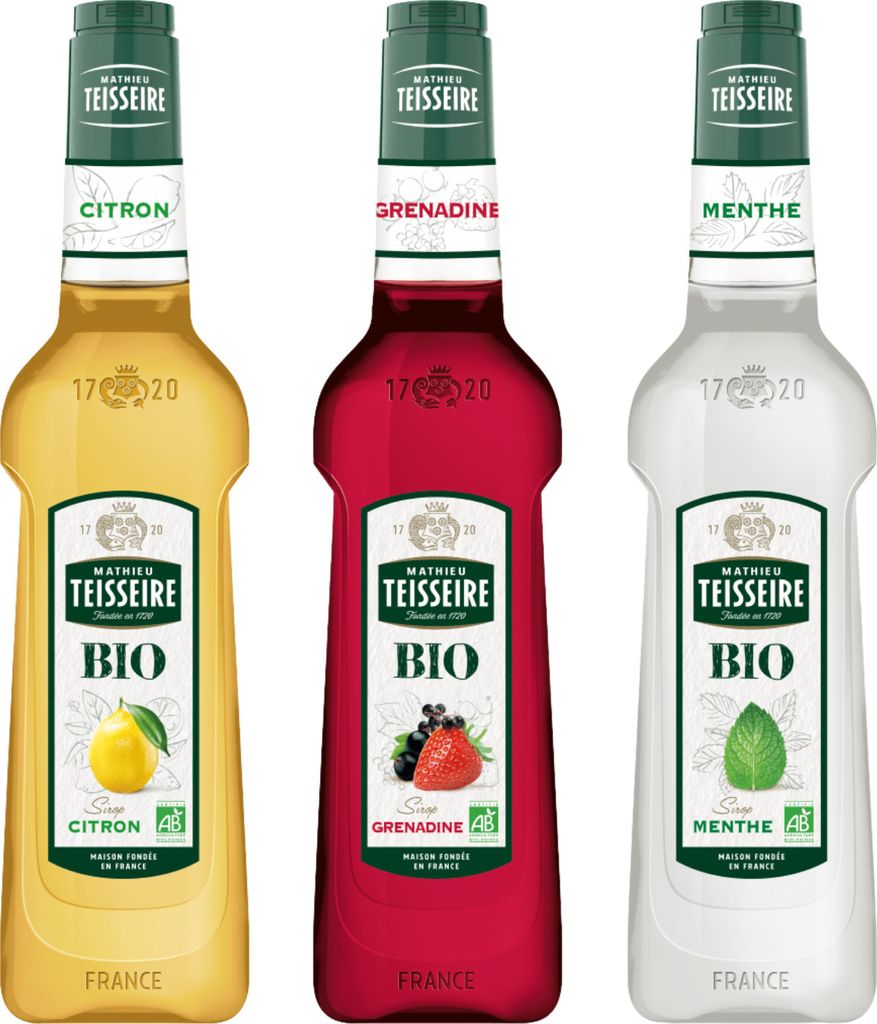 B.I.O. - Teisseire - Zitrone, Grenadine, Minze - 3x50cl