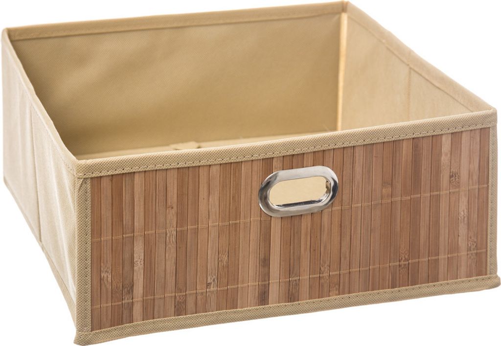 5 five simply smart - Korb 31x15cm "mix n modul" latte bambus