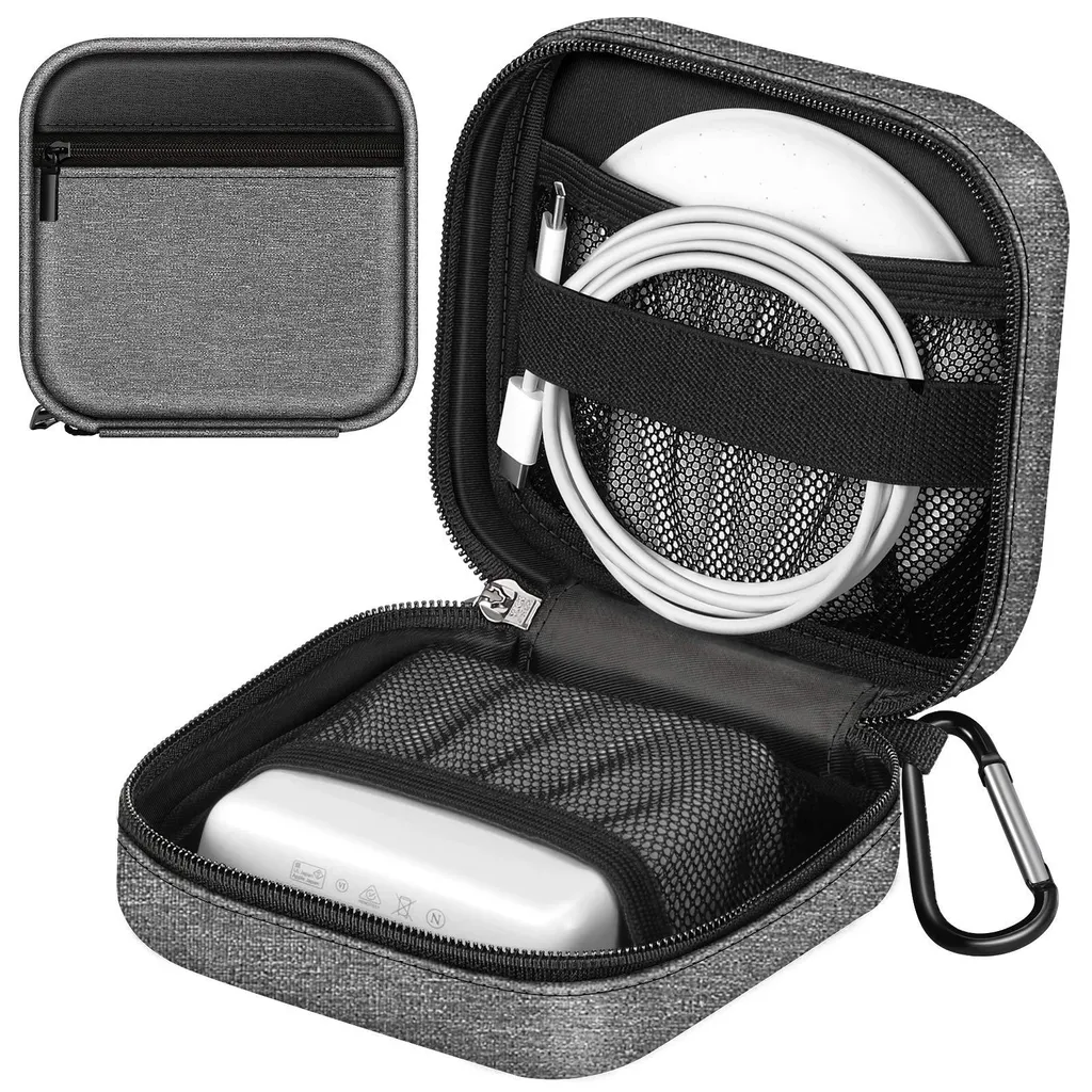 Petit étui de transport pour accessoires PC et batterie externe noir