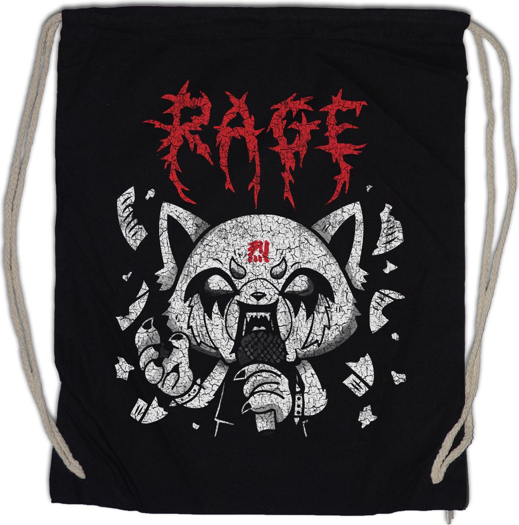 Urban Backwoods A Rage, Turnbeutel, Farbe: Schwarz