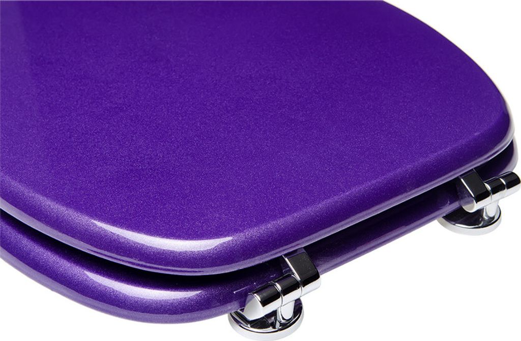 SANILO® WC-Sitz Glitzer Lila, Toilettendeckel direkt vom Produktbild 