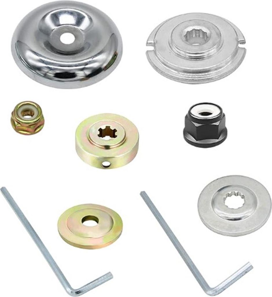 9x/Set Unkrautschneider für Kopfadapter Maschinenbürstenadapter Aufsatz Wartungsset für Trimmer Freischneider