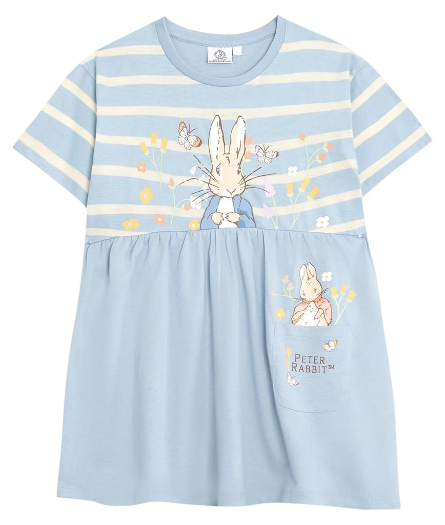 Peter Rabbit - Kleid für Mädchen NS9982 (98) (Blau)