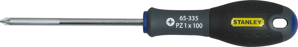 Stanley 0-65-335 Cacciavite Manuale FatMax PZ1 x 100mm | Acciaio Cr-V