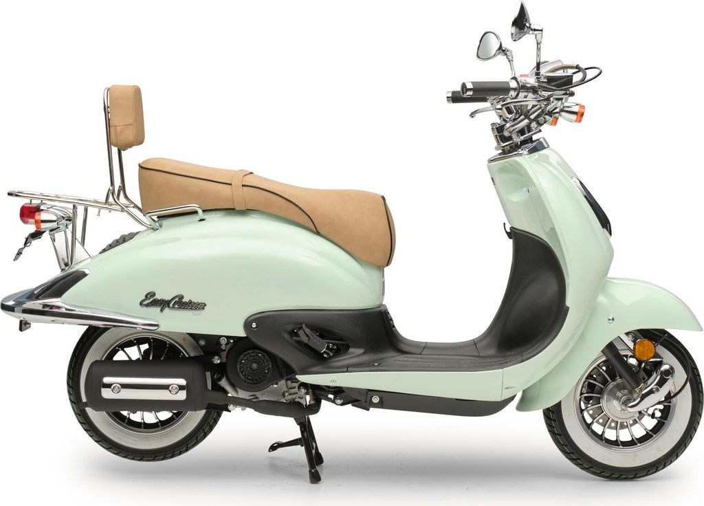 Motorroller Retro EasyCruiser Eco Mint 50ccm 45 kmh Moped Produktbild 6