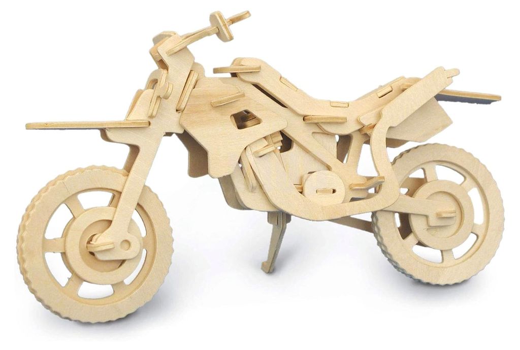 CrossCountry Motorrad Holzbausatz