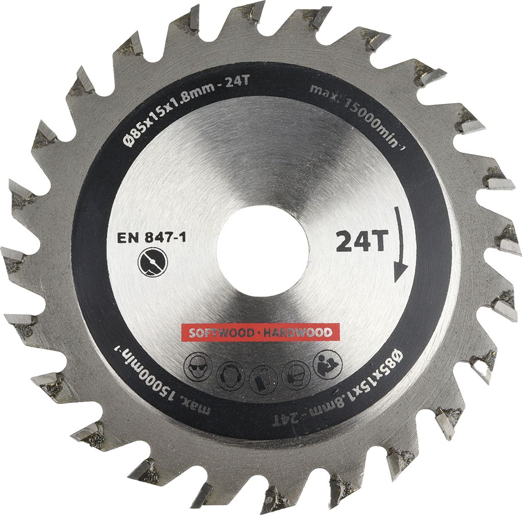 Kotúčové píly 85x15 mm 24T - na kus Obrázok produktu 