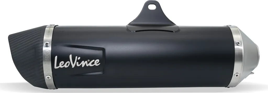 Pièce d'échappement LeoVince 50mm Inox Noir pour réparation silencieux