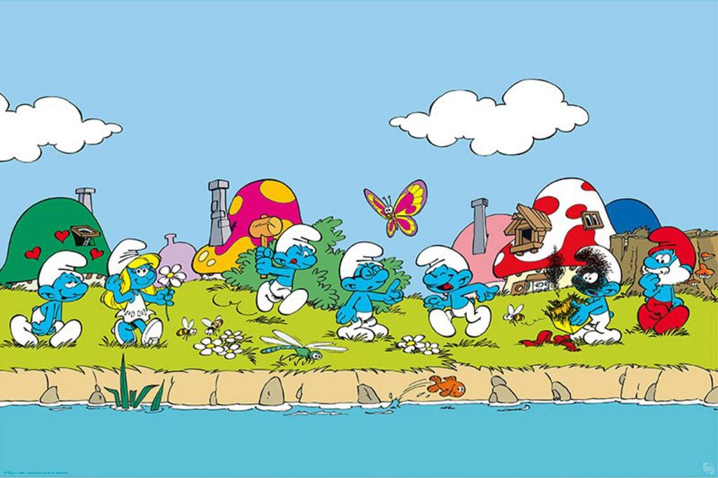Poster The Smurfs Group 91.5x61cm Produktbild 